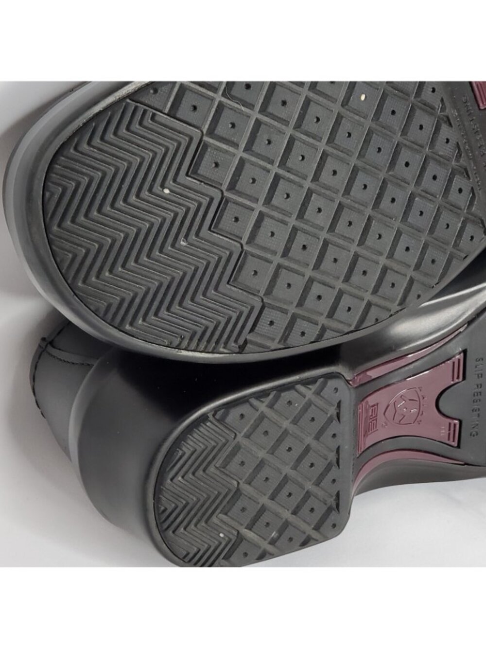 Ariat Expert Safety Clog Slip-On Shoes 8B Composite Toe Nurse Work Matte Black - Picture 8 of 8